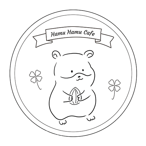 Hamu Hamu Cafeロゴ