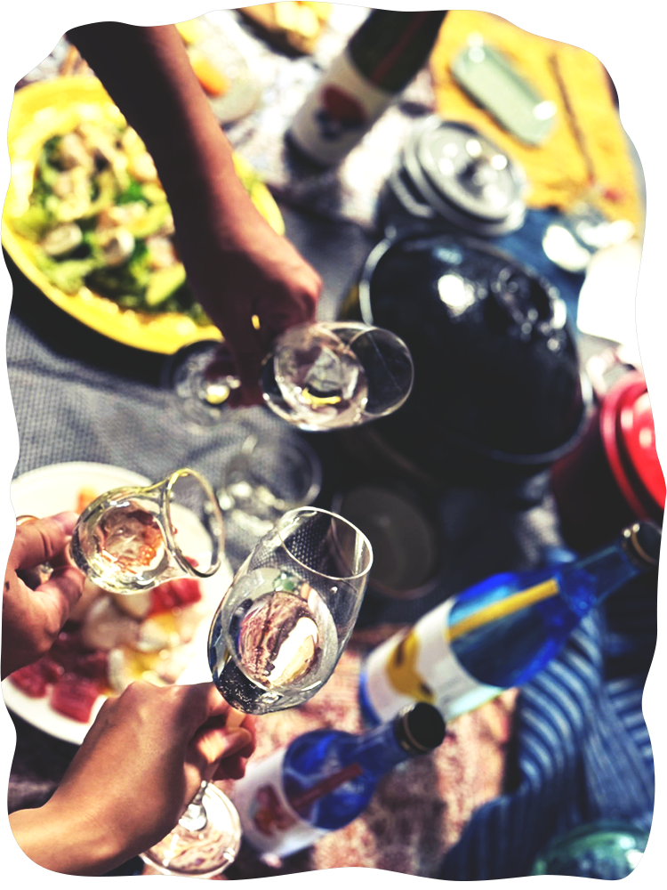 ホームパーティー写真上