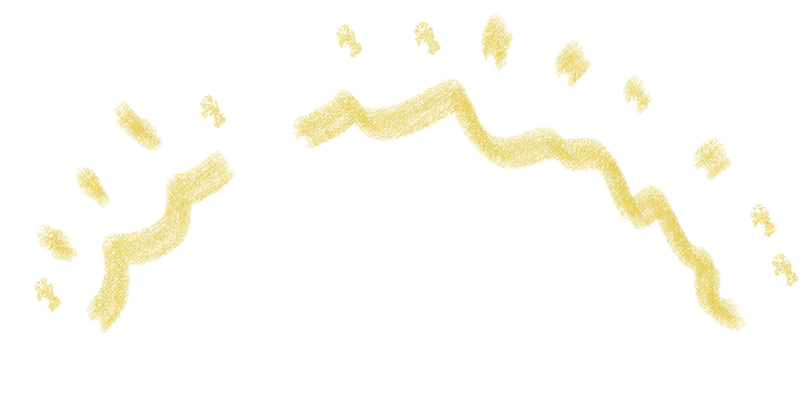 黄色あしらいイラスト