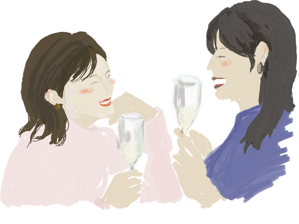 日本酒女子イラスト2