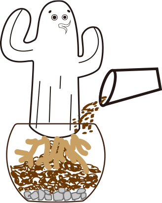 植え替え手順6のイラスト